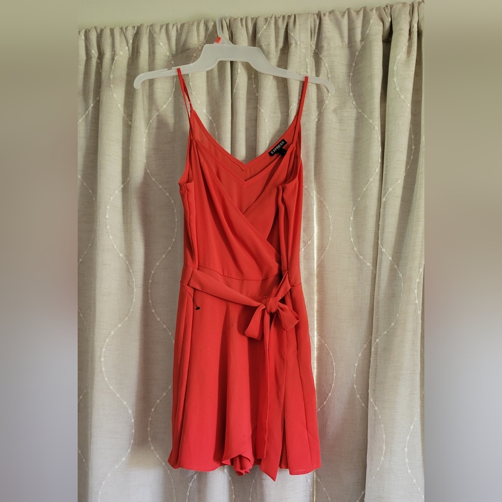 Peach Express Romper